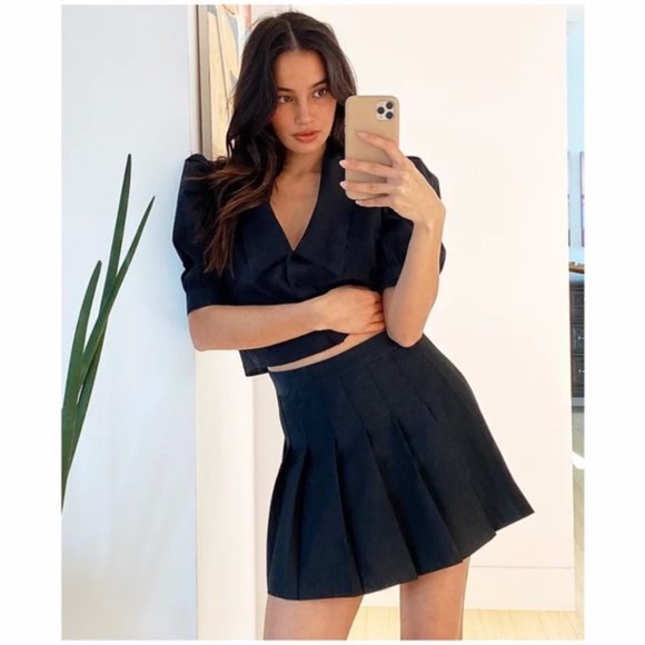 NWT Sunday Best Black New Solitaire Blouse XS - Picture 3 of 14